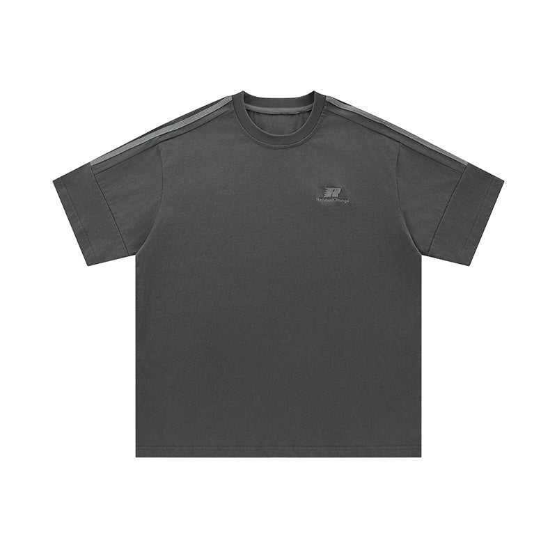 O Neck Sports Style Streetwear Oversize T Shirts Short Sleeve Casual Summer Cotton Simple Design Hip Hop Tee Loose
