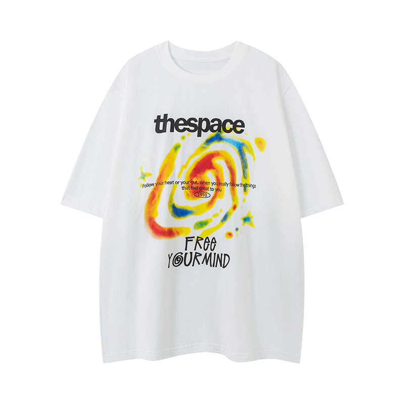 Funny Pattern Streetwear T Shirts Fashion Tee O Neck Oversize Summer Cotton High Quality Short Sleeve Casual