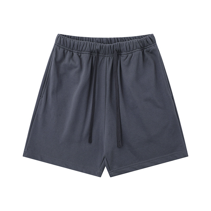 Streetwear Pure Color Drawstring Boardshorts Breathable Beach Shorts Comfortable Fitness Basketball Sports Pants