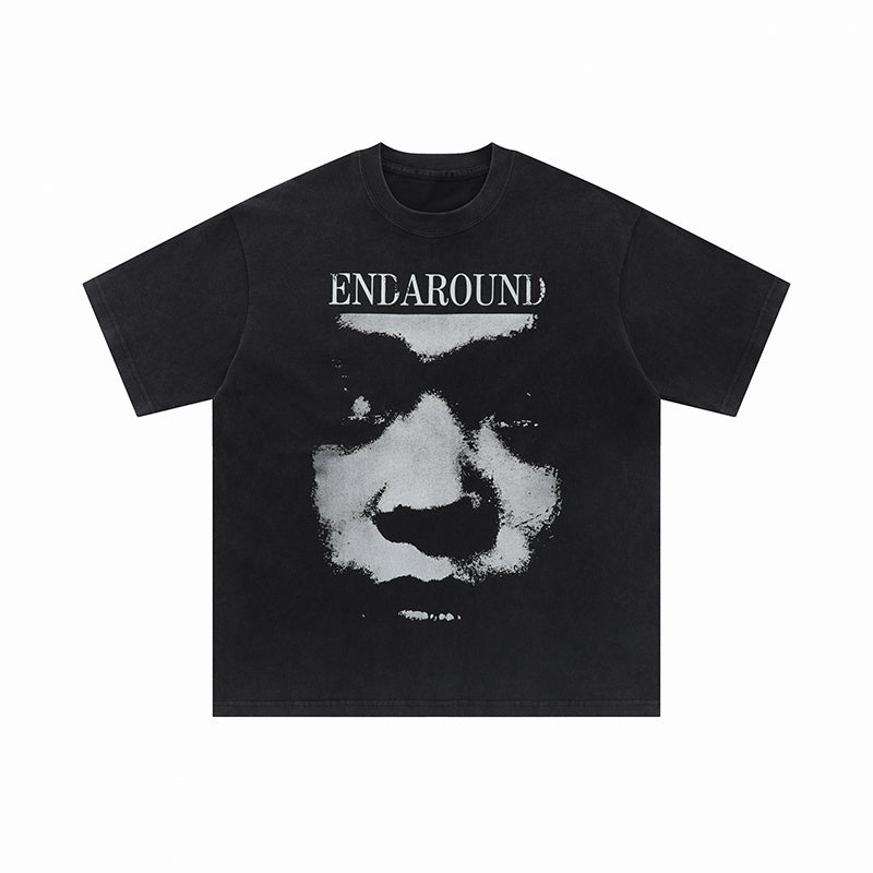 Streetwear Abstract Graphic T Shirt Letter Print Oversize Tees Fashion Summer Casual Top Short Sleeve