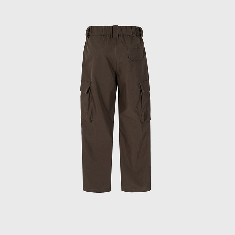 Men's And Women's Urban High Street Pleated Layer Pants Unisex High Street Style Multi-Pocket Casual Pants