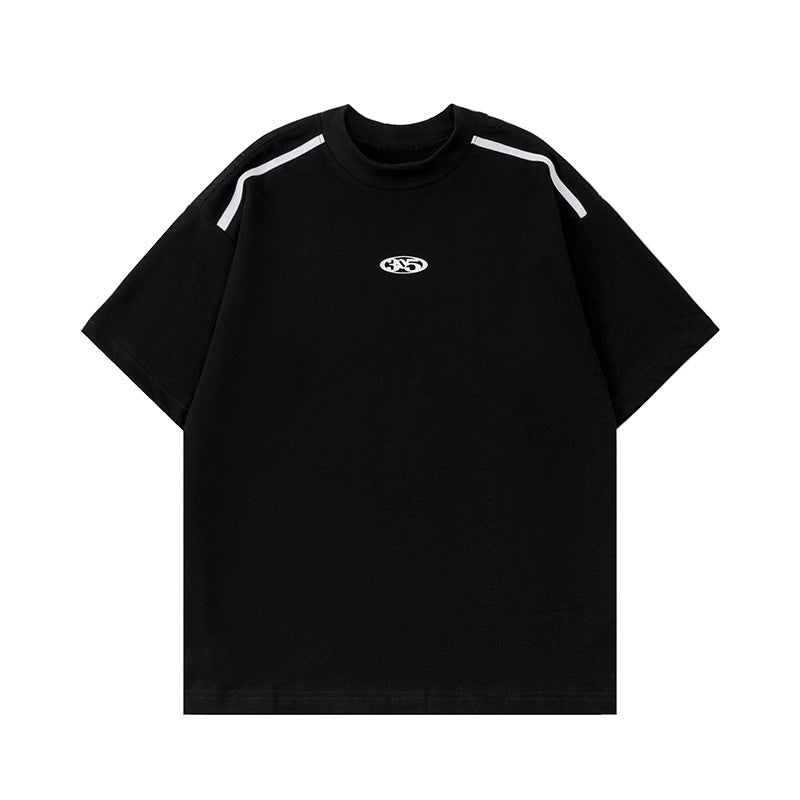 Streetwear T Shirts Oversize Loose Short Sleeve Cotton Tee Casual O Neck Sports Style Summer