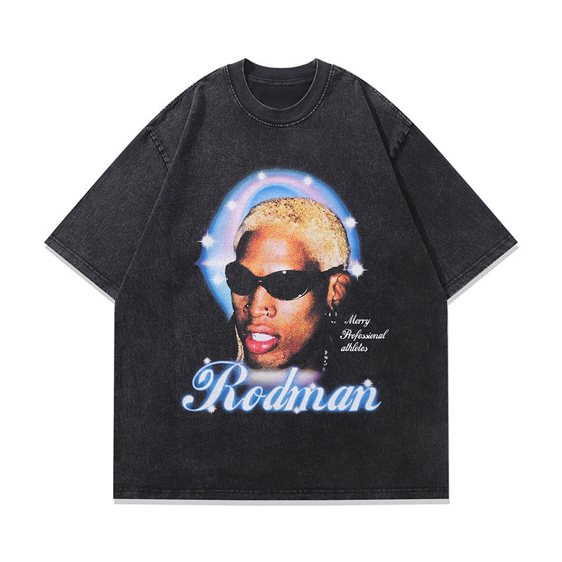 Streetwear T Shirts Retro Washed Oversize Fashion Tee Short Sleeve Casual Cotton Crew Neck Summer