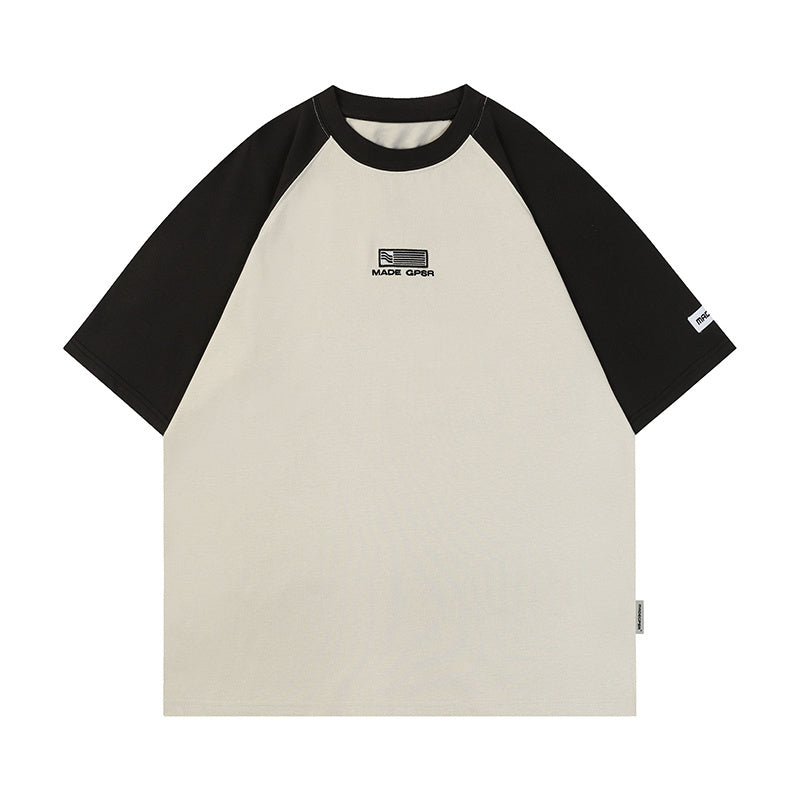 Streetwear T Shirts Casual Oversize Sports Style Loose Short Sleeve Cotton O Neck Hip Hop Tee Summer