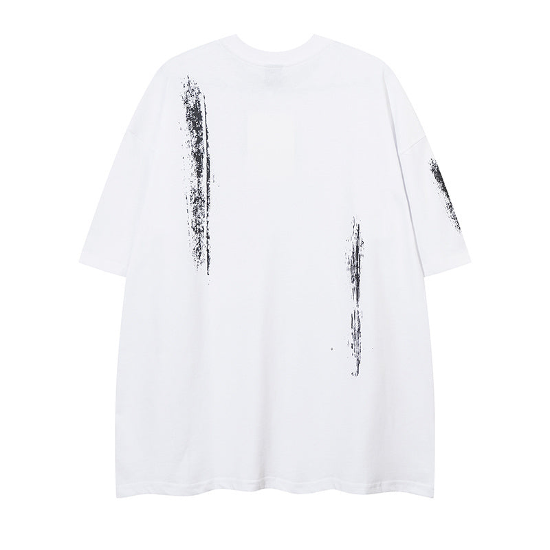 T Shirts Cotton Crew Neck Fashion Streetwear Tee Casual Oversize High Quality Simple Short Sleeve Summer Chain