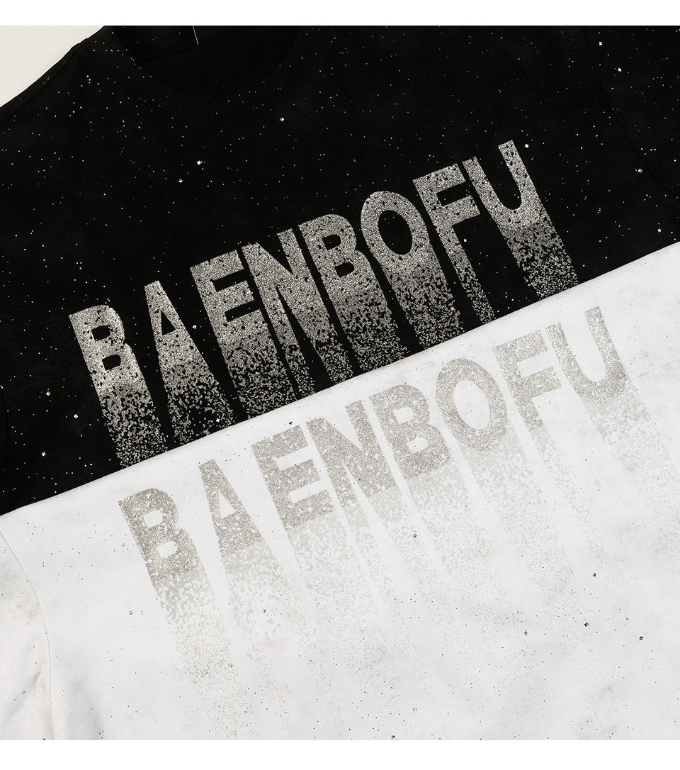 Casual Streetwear T Shirts Letter Print Oversize Loose Short Sleeve Tee Summer Harajuku Cotton Round Neck