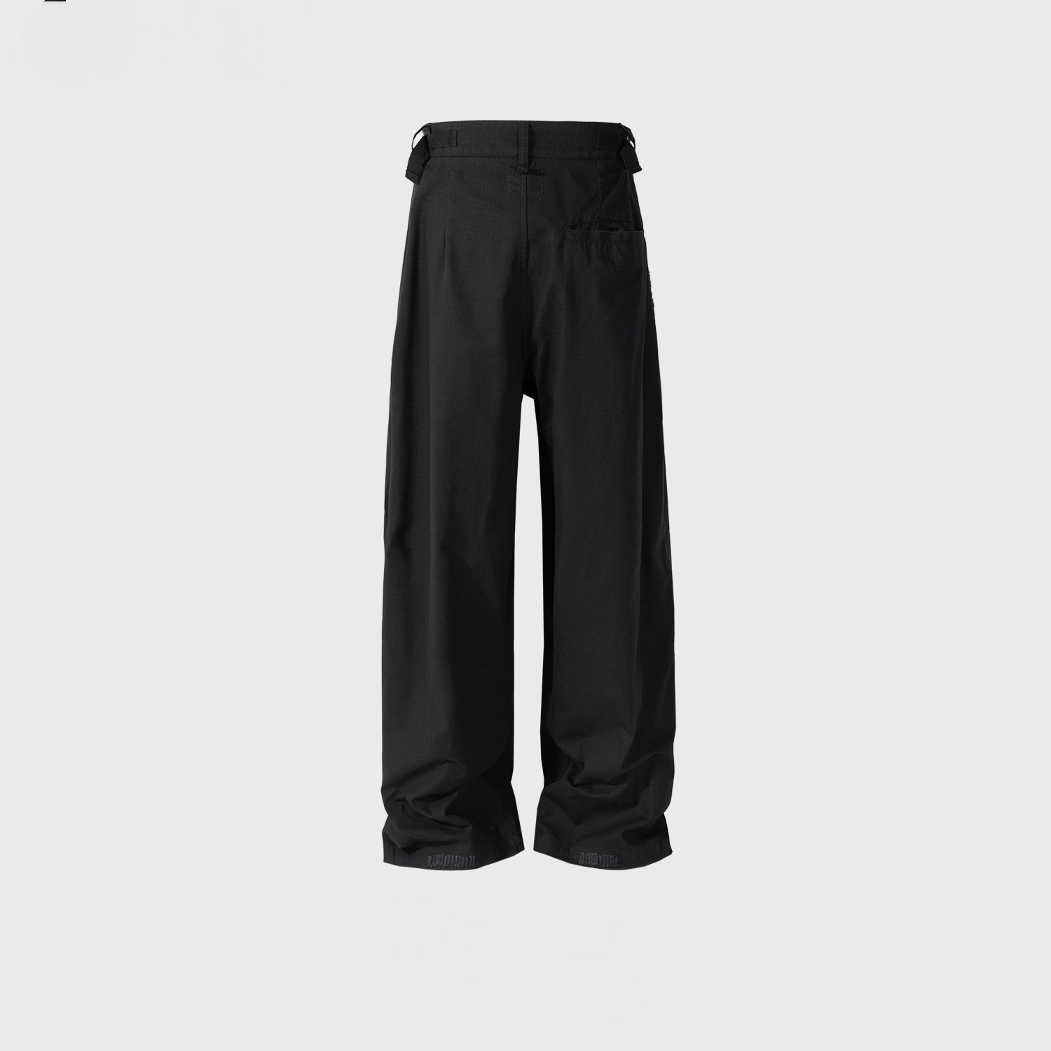 Men's Wear Women's Paris Wasteland Style Dark-check Crane Pants Unisex Straight Casual Pants With Buckle On Waist