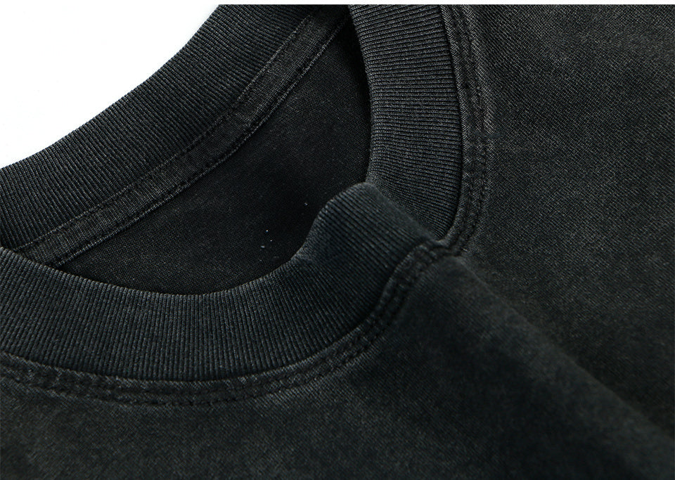 Streetwear T Shirts Trendy Crew Neck Tee Car Pattern Loose Cotton Short Sleeve High Quality Casual Summer