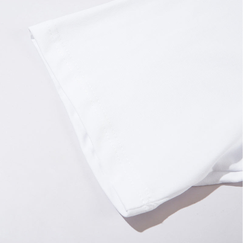 Cotton Food Pattern Round Neck Summer Trendy Streetwear Tee Loose Casual Short Sleeve High Quality