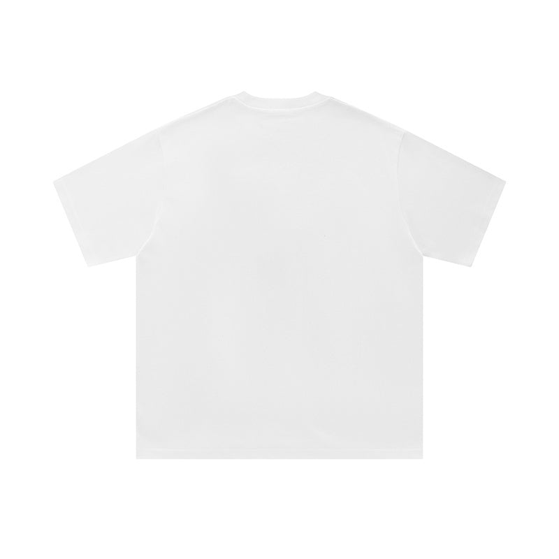 Big Letter Print Oversize Tees Fashion T Shirt Pure Cotton Top Short Sleeve Loose Summer Casual Streetwear