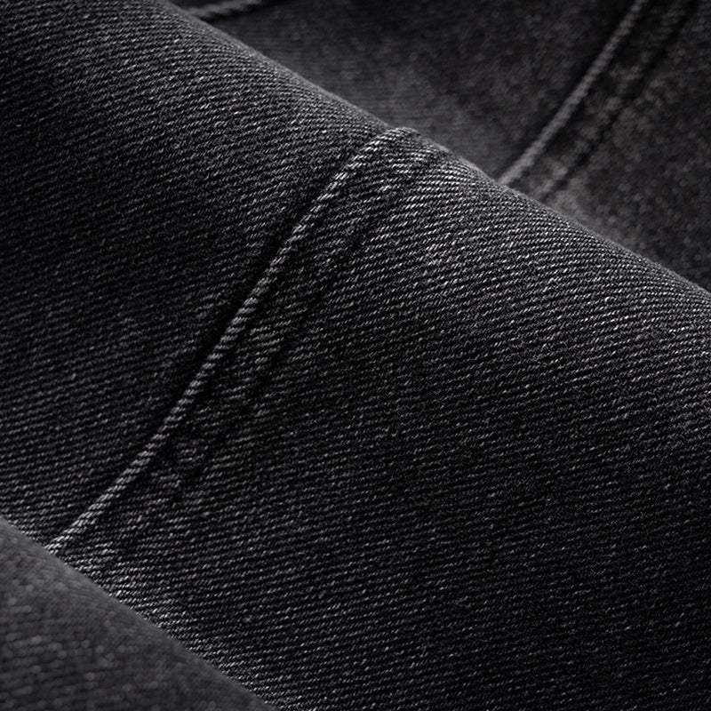 Men's And Women's Wash-up Old Leg Trousers Men's And Women's Same-style Whitening Deconstructed Stitching Trendy Jeans