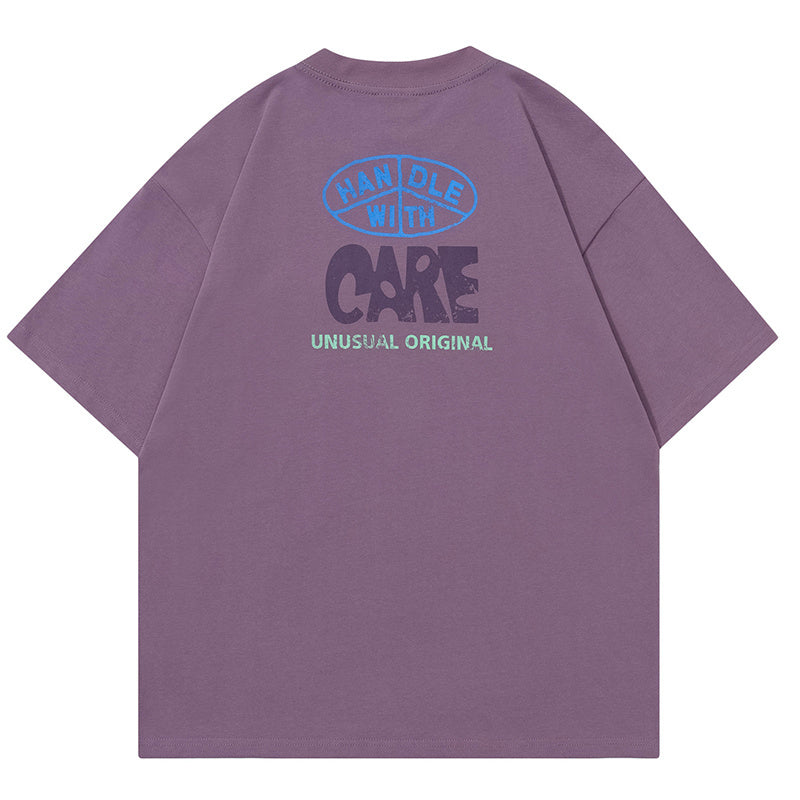 Air Plane Print T Shirt Oversize Tees Fashion Casual Top Short Sleeve Streetwear Pure Cotton Loose Summer