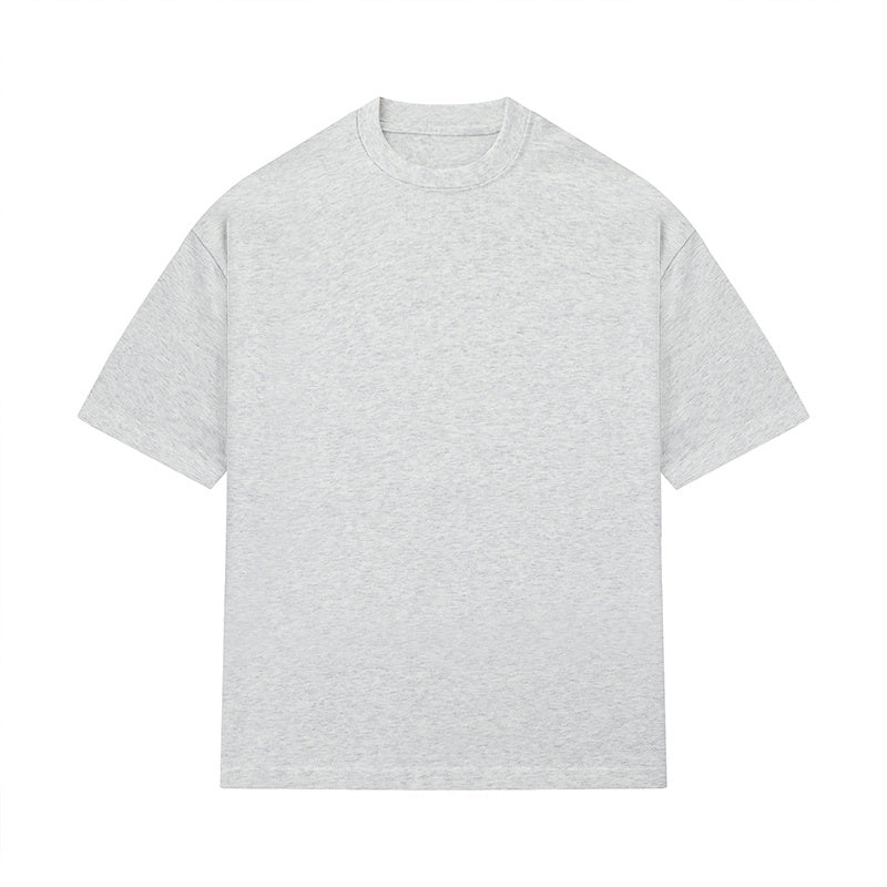 Streetwear Oversize T Shirts Simple Design Hip Hop Tee Loose Short Sleeve Casual O Neck Solid Color