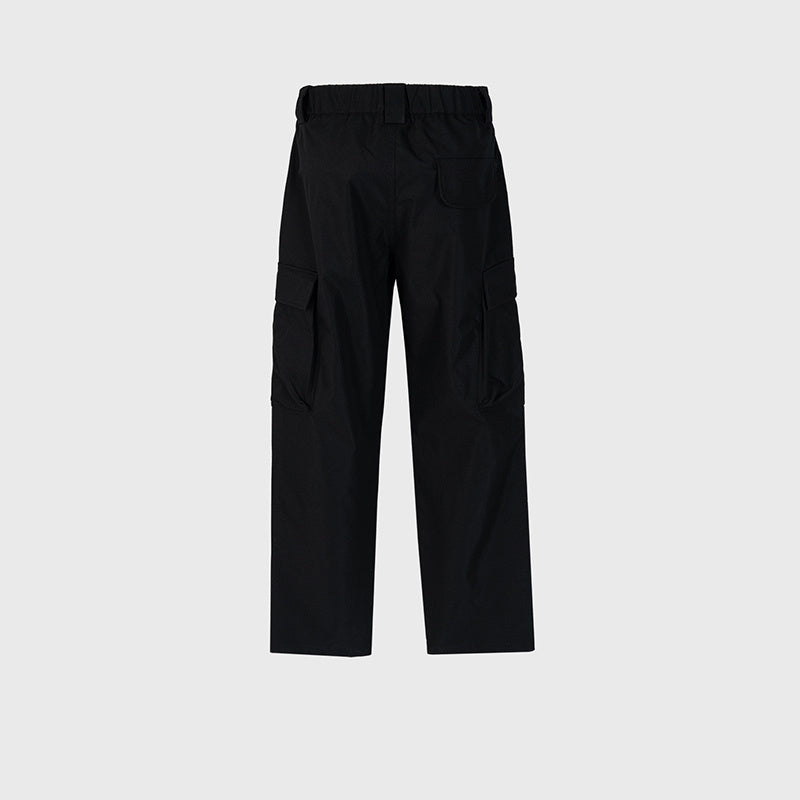 Men's And Women's Urban High Street Pleated Layer Pants Unisex High Street Style Multi-Pocket Casual Pants