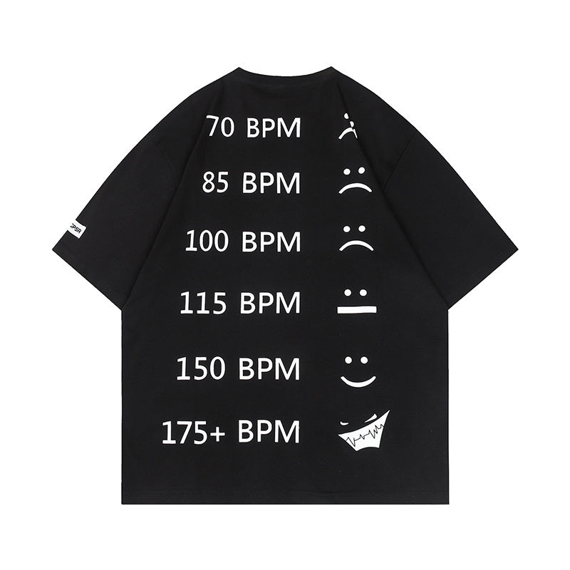 Streetwear T Shirts Letter Printed Oversize Sports Style Hip Hop Tee Summer Loose Short Sleeve Cotton O Neck