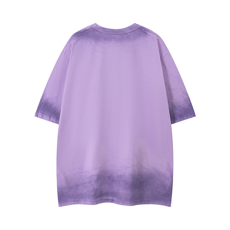 Streetwear Funny Pattern T Shirts Fashion Crew Neck Oversize Summer Cotton Short Sleeve High Quality Casual Distressed