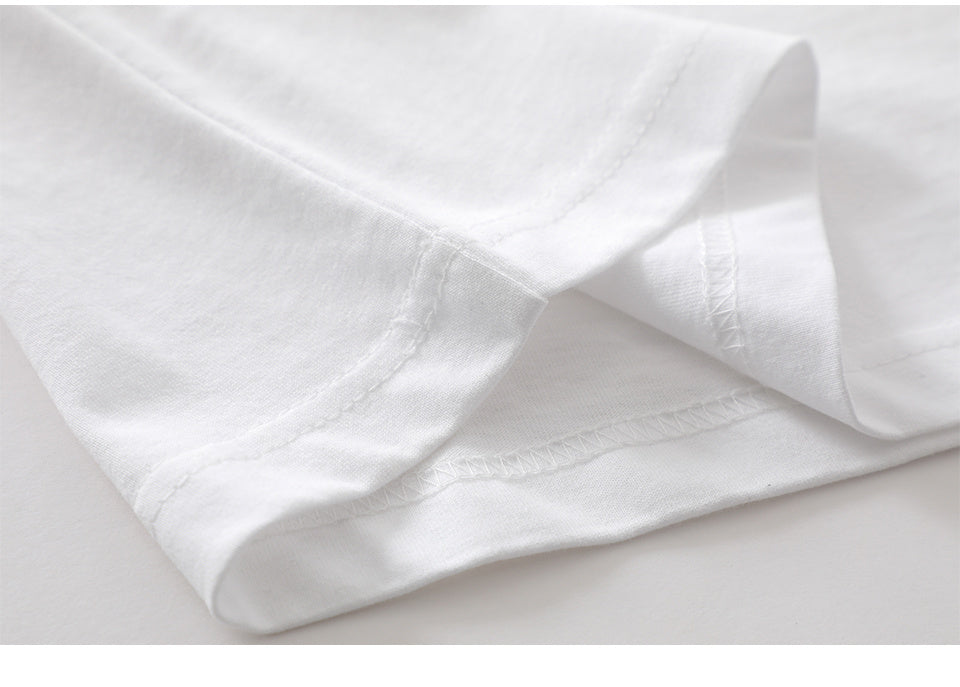 Streetwear Colorful Letter T Shirts Oversize Loose O Neck Sports Style Fashion Short Sleeve Cotton Tee Casual