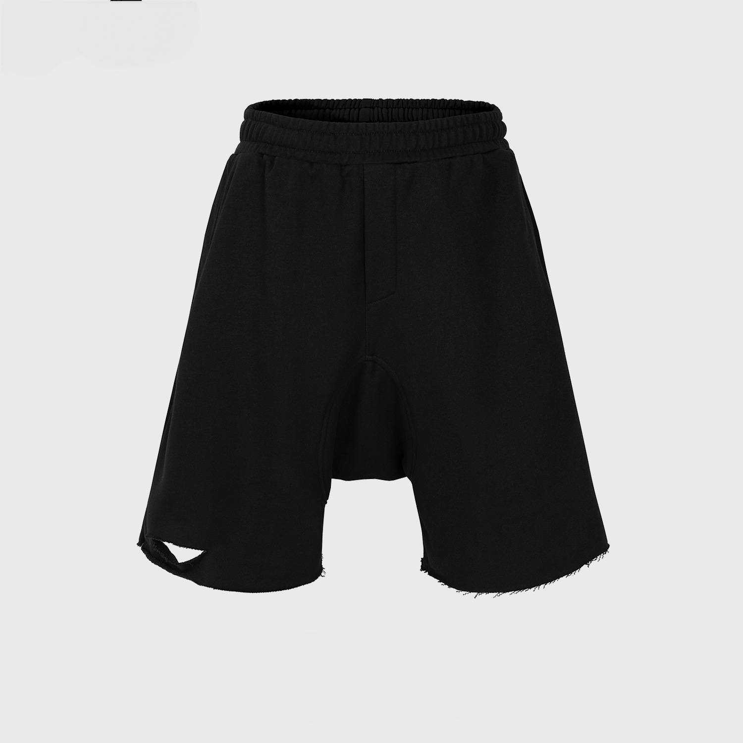 Men's Wear Women's Spring And Summer Casual Pants Unisex High Street Washed Knife Cut Leg Cotton Trendy Shorts