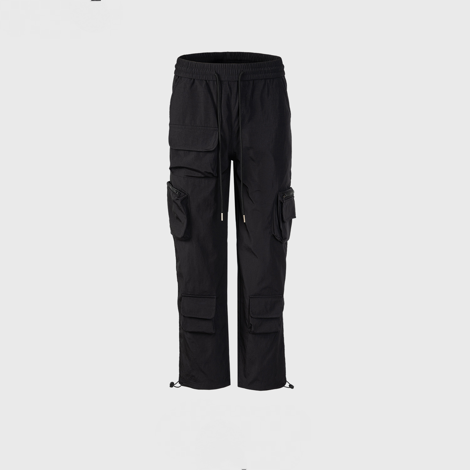 Men's And Women's Urban Functional Multi-Pocket Pants Men's And Women's Drawstring Pants Foot Slim-Fit Casual Crowd Pants