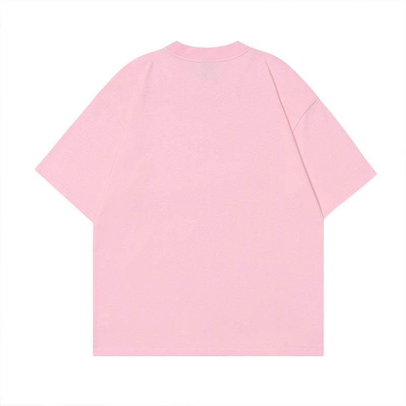 Desert Print T Shirt Oversize Tees Fashion Casual Streetwear Pure Cotton Top Short Sleeve Loose Summer