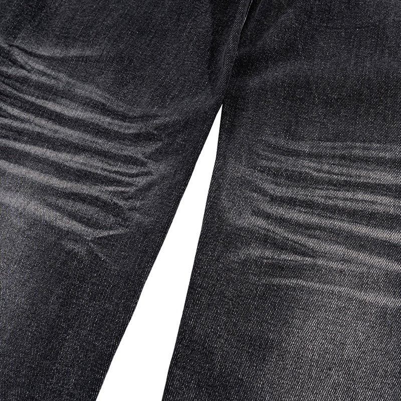 Men's And Women's High Street Style Wash-up Pants Men's And Women's Same Style White Straight Multi-size Jeans Trendy