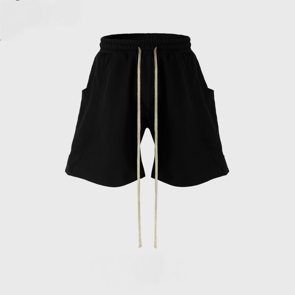 Men's And Women's Spring And Summer Stitching Side Double-Layer Big Pocket Casual Pants Men's And Women's High Street Contrast Color Trendy Shorts