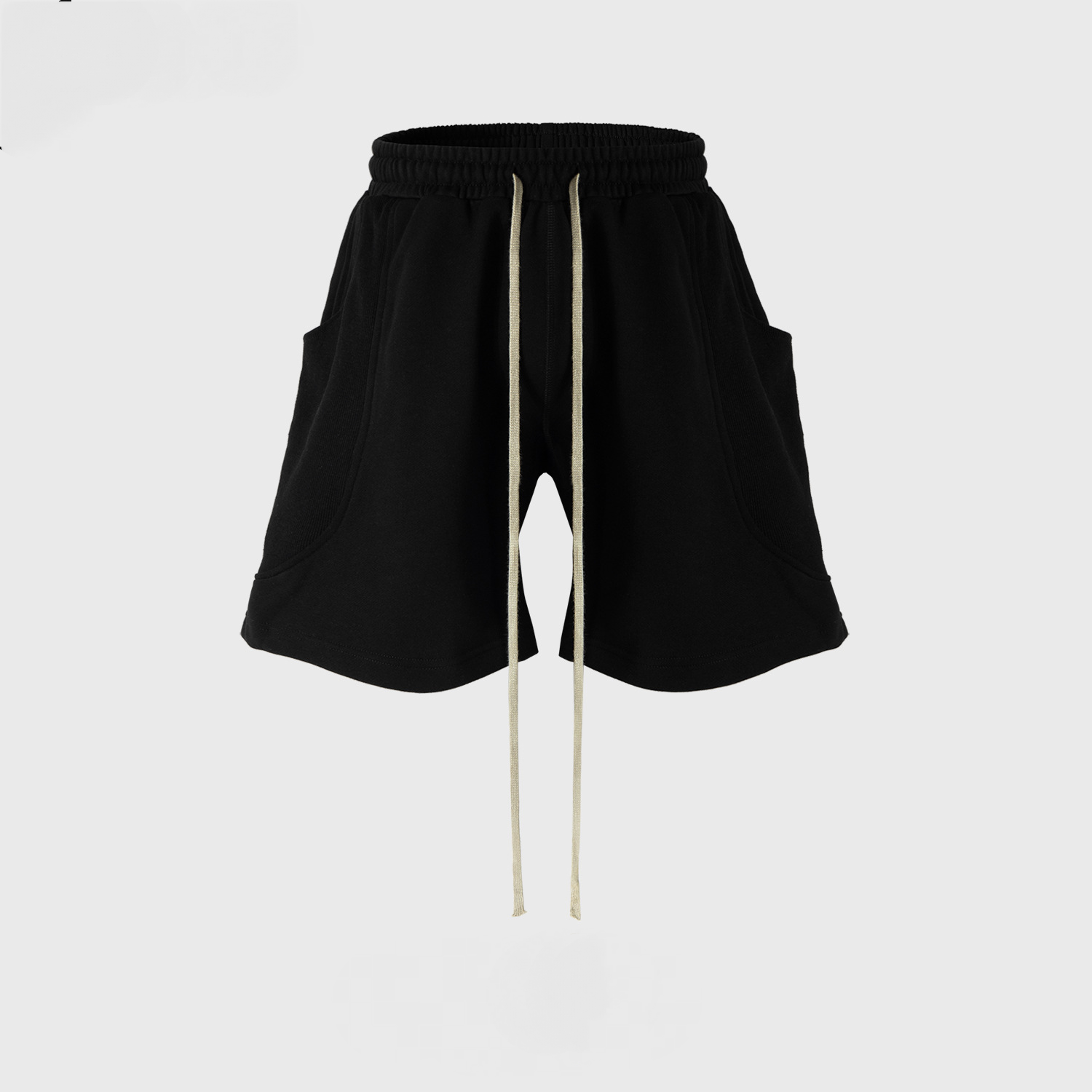 Men's And Women's Spring And Summer Stitching Side Double-Layer Big Pocket Casual Pants Men's And Women's High Street Contrast Color Trendy Shorts