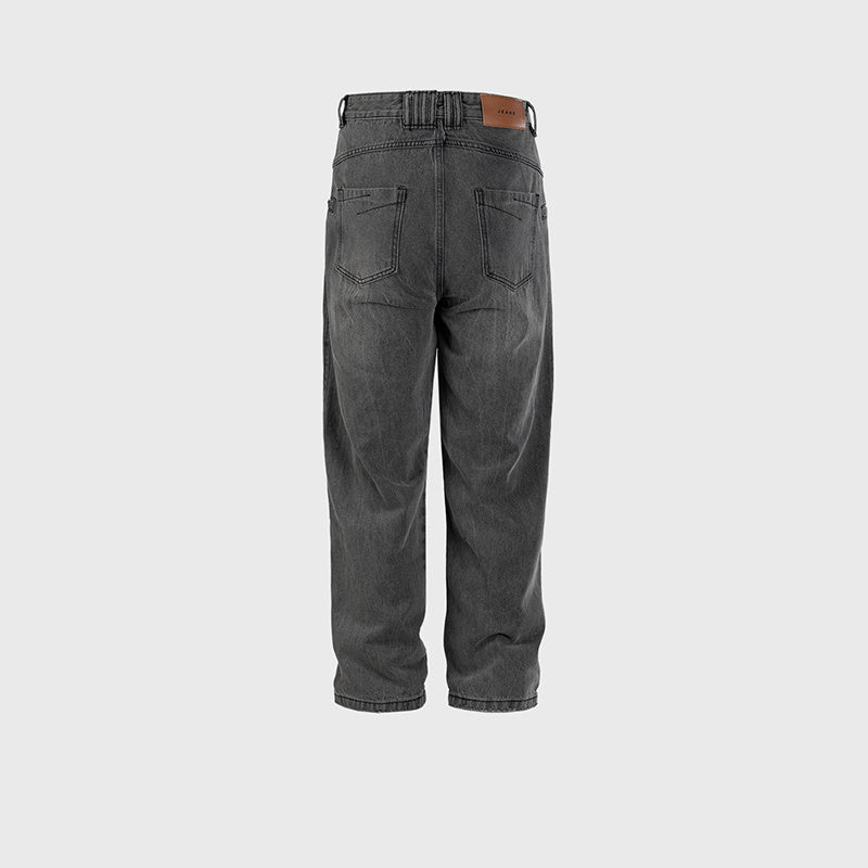 Men's And Women's Washed Old Pants Men's And Women's Same Style Gender-Free Paris Style Straight Trendy Street Trendy Jeans