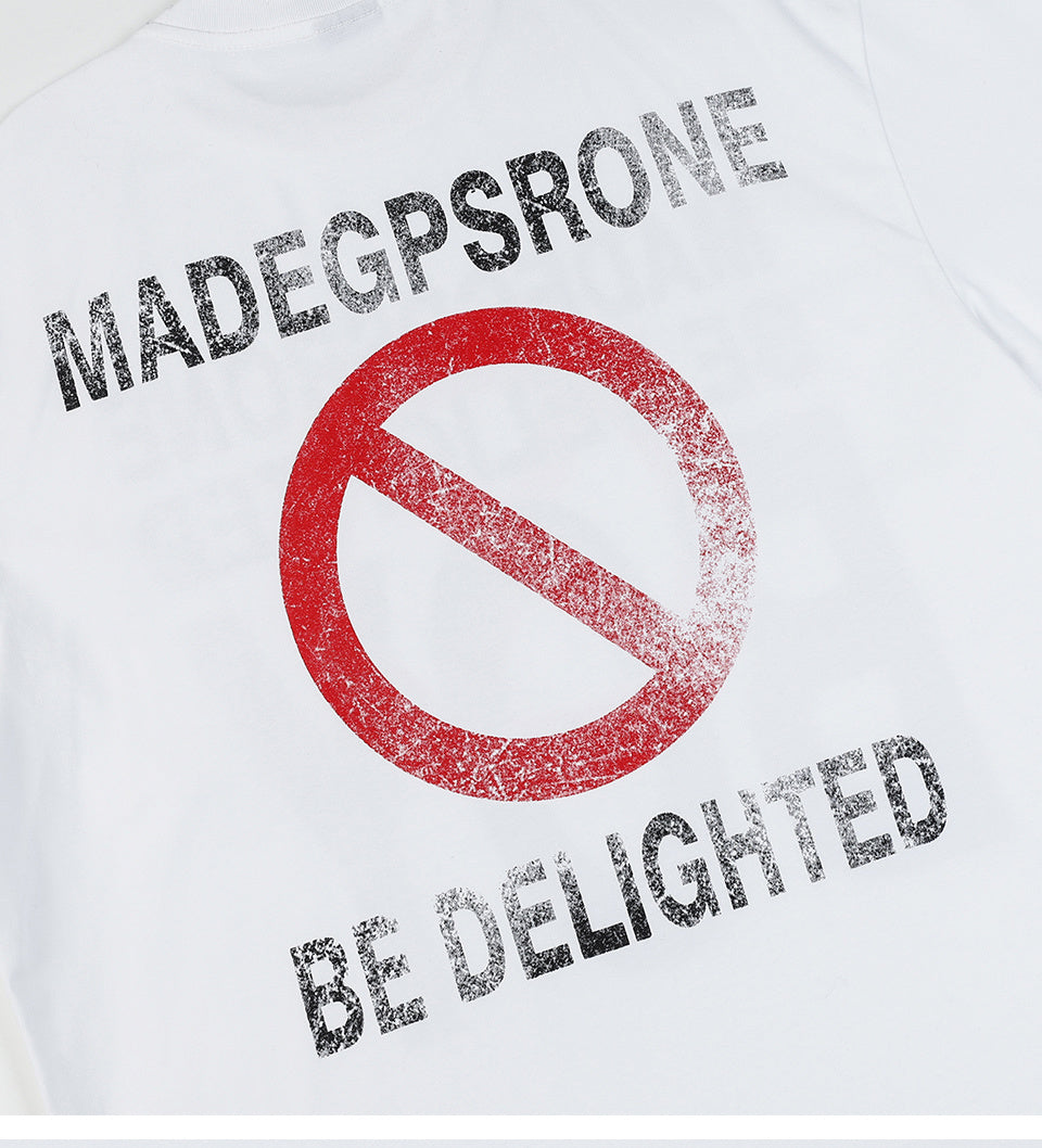 Streetwear T Shirts Letter Print Casual Oversize Loose Short Sleeve Cotton Round Neck Hip Hop Tee Summer