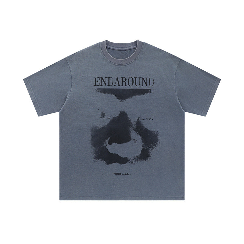 Streetwear Abstract Graphic T Shirt Letter Print Oversize Tees Fashion Summer Casual Top Short Sleeve