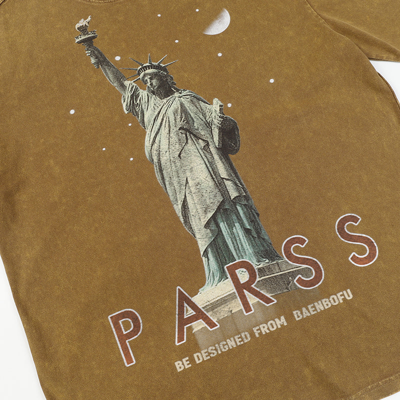 Graphic Print Streetwear T Shirts Oversize Loose Short Sleeve Cotton Tee Casual O Neck