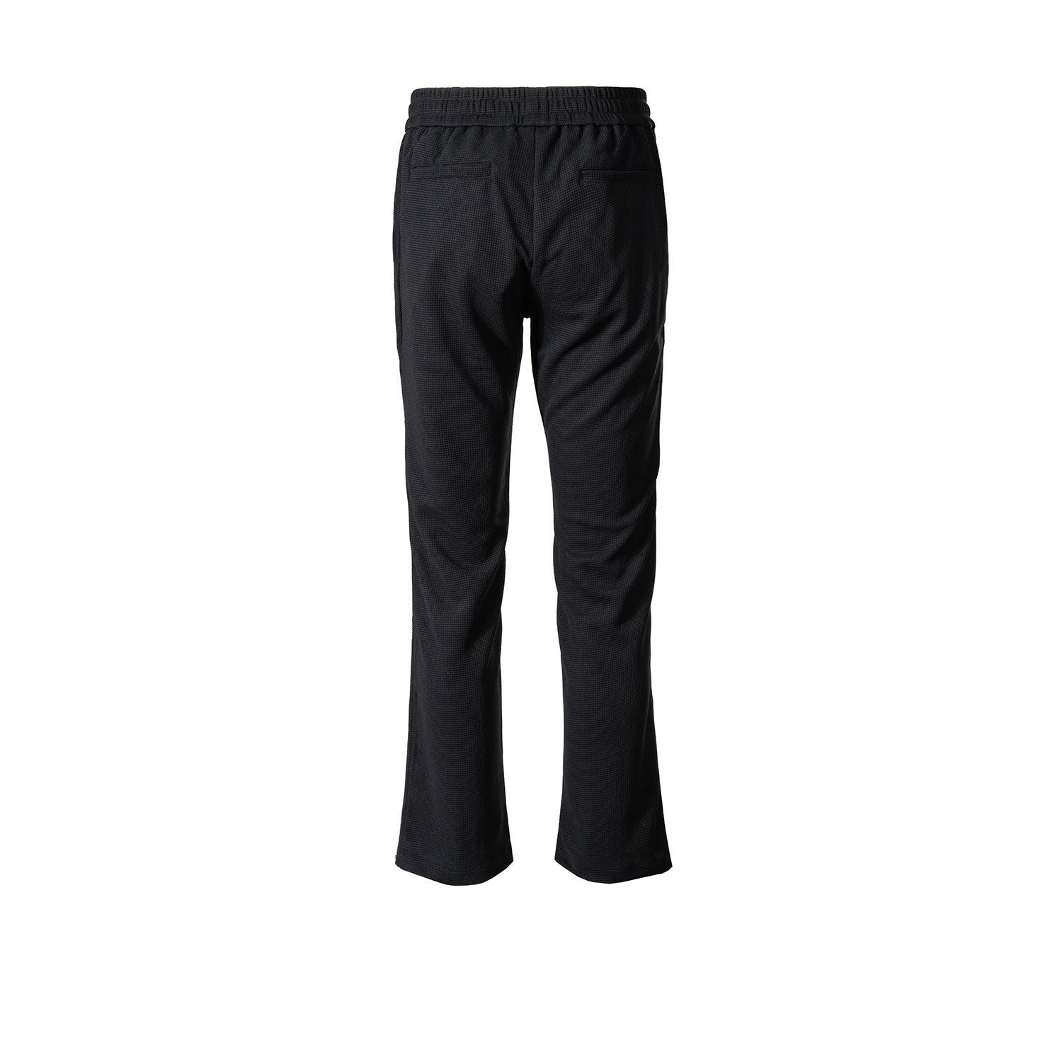 Men's Wear Women's Autumn And Winter Button Wide Leg Pants Unisex Fashionable Waffle Drawstring Casual Pants