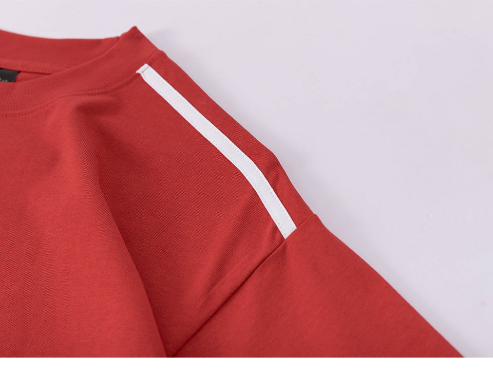 Streetwear T Shirts Oversize Loose Short Sleeve Cotton Tee Casual O Neck Sports Style Summer