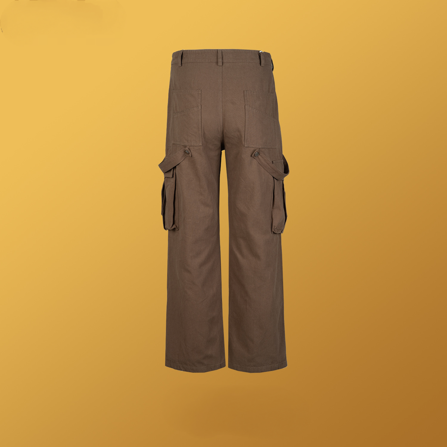 Men's Wear Women's Autumn And Winter Hip-Hop Wide-Leg Trousers Unisex Multi-Pocket Pleated Street Workwear Casual Pants