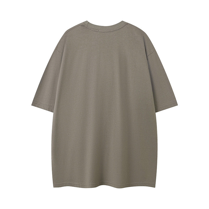 Streetwear T Shirts Trendy Crew Neck Boy Pattern Oversize Cotton Short Sleeve High Quality Casual Tee Summer