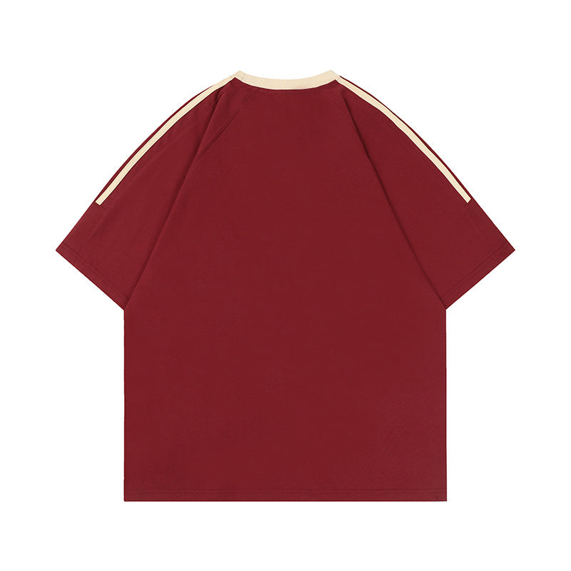 Streetwear Embroidery Letter Oversize T Shirts Printed Harajuku Hip Hop Tee Summer Loose Short Sleeve Casual Cotton
