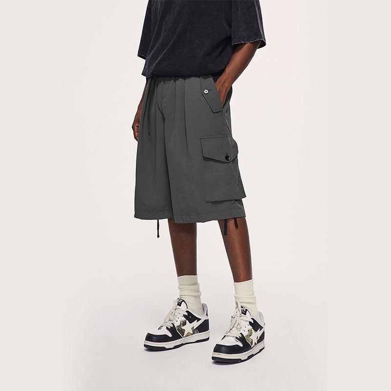 Men's | Japanese Loose Casual Tooling Shorts Spring And Summer New Fashion Brand Outdoor Tooling Men's Shorts