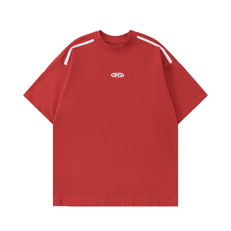 Streetwear T Shirts Oversize Loose Short Sleeve Cotton Tee Casual O Neck Sports Style Summer
