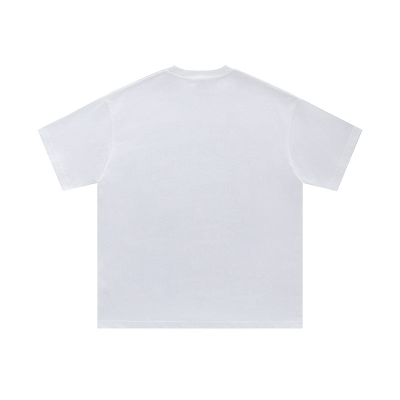 Streetwear T Shirt Letter Print Oversize Fashion Pure Cotton Loose Summer Casual Tees Top Short Sleeve