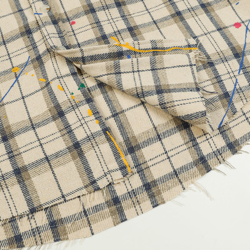Plaid Shirts Autumn Long Sleeve Oversize Button Up Tops Korean Style Casual Fall Outwear