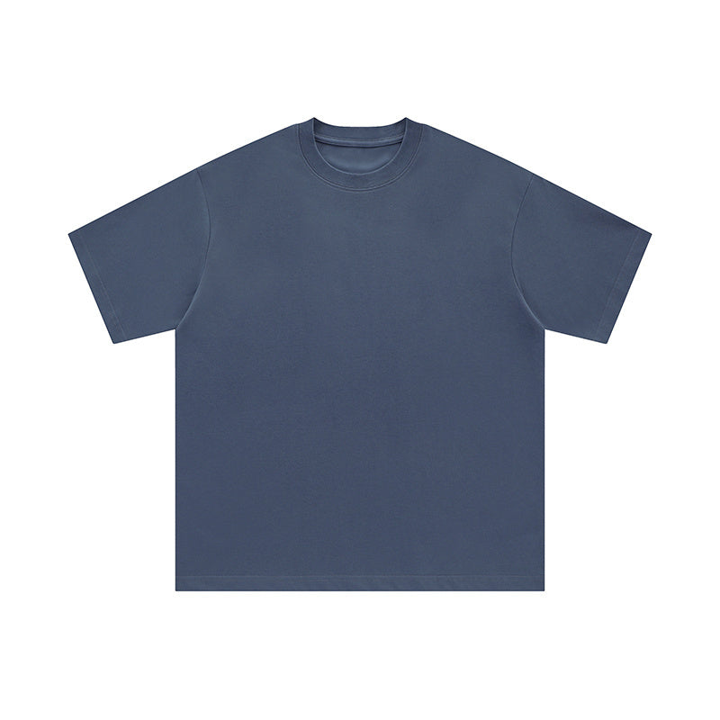 Streetwear Pure Color T Shirts Short Sleeve Casual Summer O Neck Loose Fashion Tee Trendy