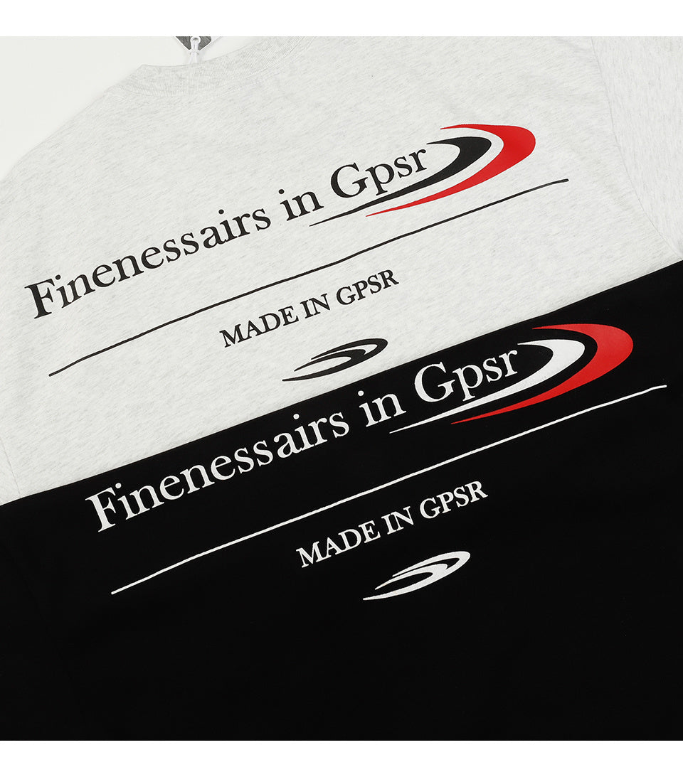 Simple Print Streetwear T Shirts Oversize Loose Short Sleeve Tee Summer Harajuku Cotton Round Neck