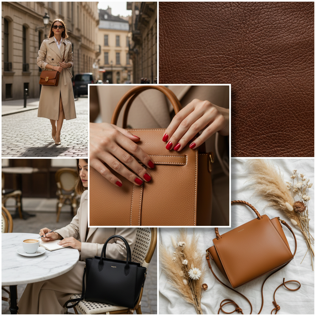 Leather Brand Story Collage - Unique Scenes